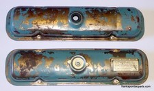 1972-79 Pontiac V8 Oil Dripper Valve Covers 490027 Oem Gm 350 400 455
