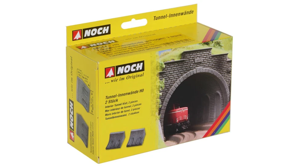 Noch 58031 Accessoires Échelle HO Pour Tunnel Courbé Intérieur, Lot De 2 - Photo 1/1