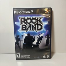 Rock Band (PlayStation 2 PS2) With Instructions Booklet [TESTED] FREE SHIPPING