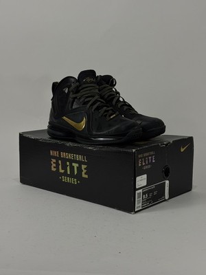 Size 9.5 - Nike Lebron 9 P.S. Elite Away, 100% Authentic Home carbon fiber