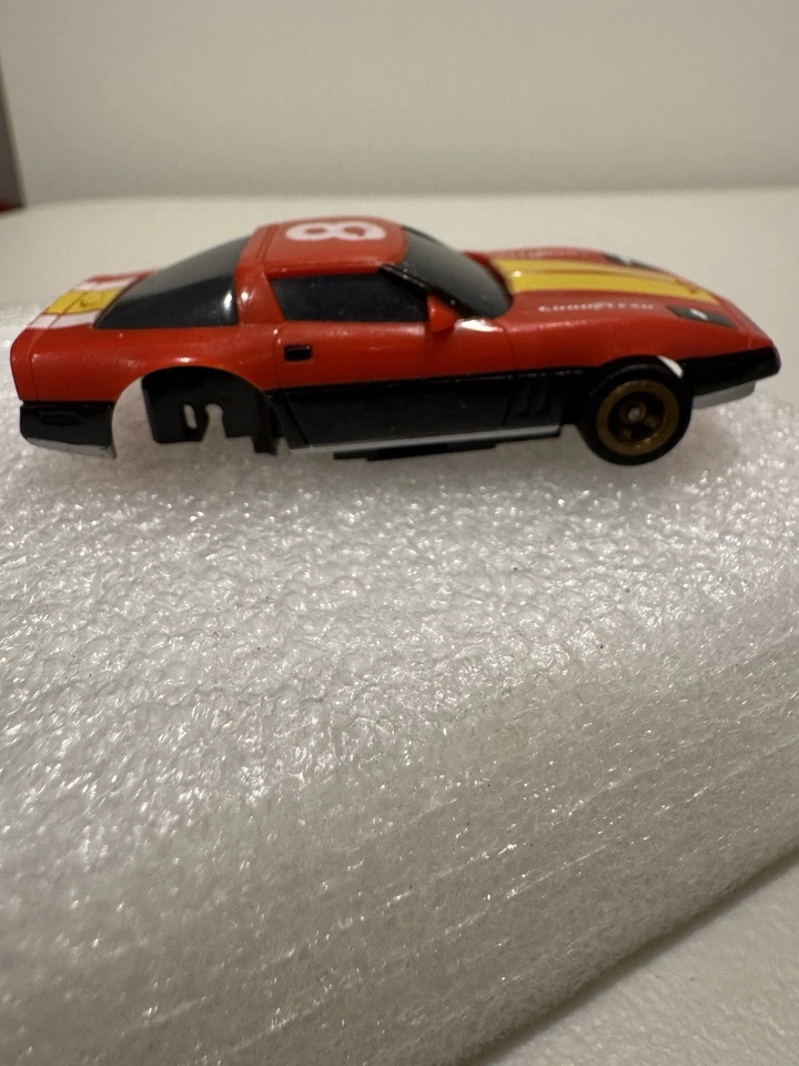 Tomy Afx Corvette Chevrolet #8 Goodyear HO Slot Car 1/64th Scale - image 3 of 4