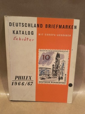 Philex 1966 1967 Deutschland Briefmarken Katalog Deutsche Bundespost DDR Post