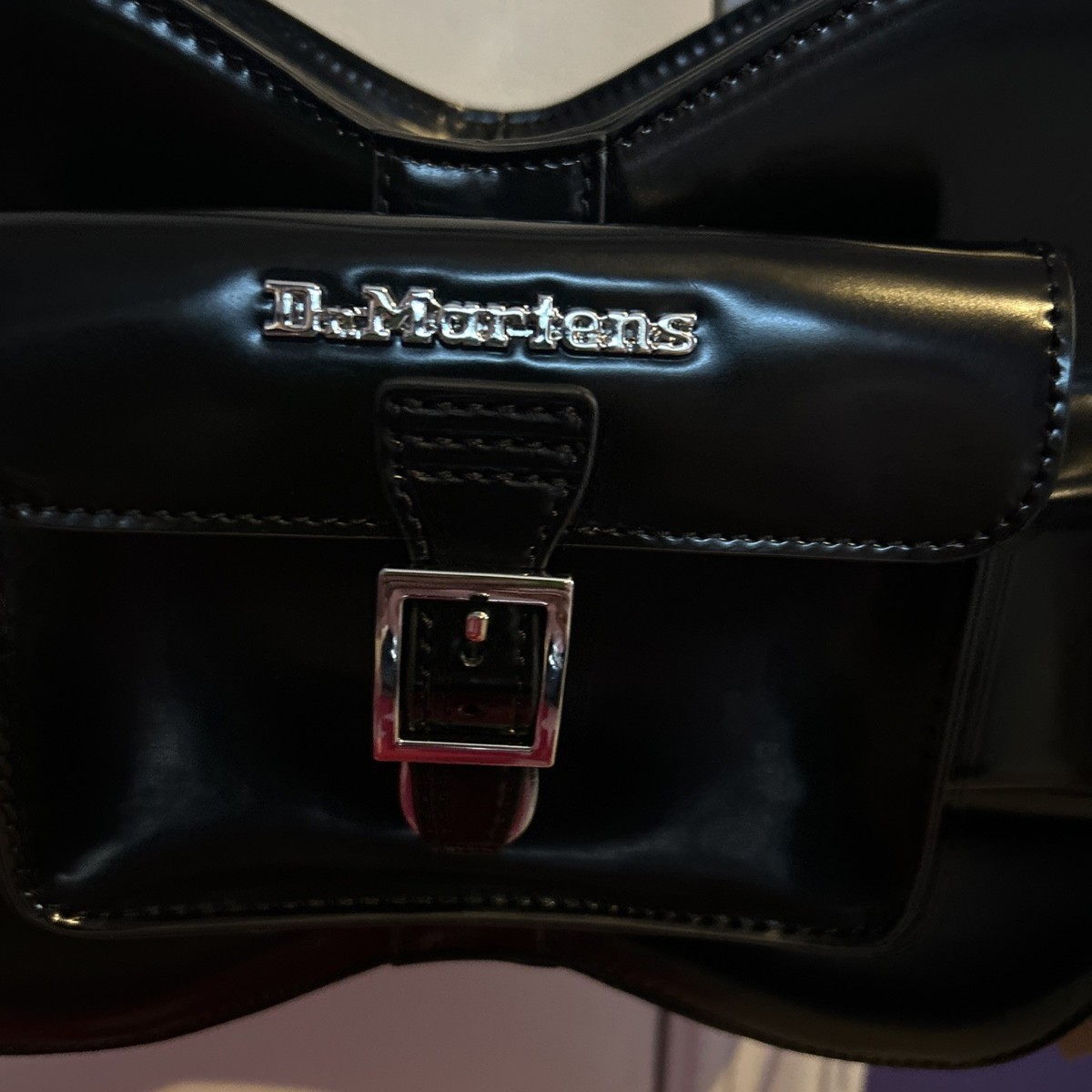 Dr. Martens Bow Bag Black Oxford RUB Purse Vegan | eBay