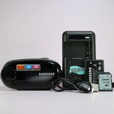 Videocamera portatile Samsung SMX-C20BP nera testata set completo funzionante