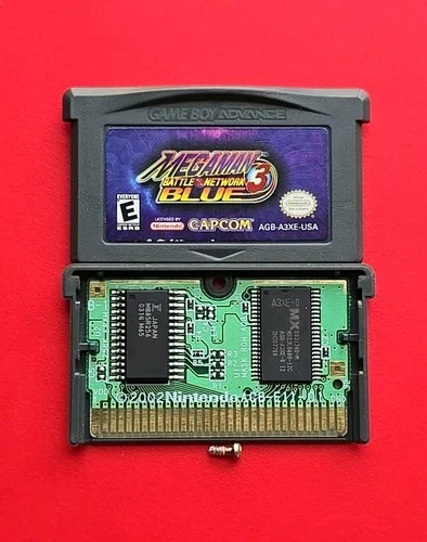 Game Boy Advance Mega Man Battle Network 3: Blue Nintendo GBA Authentic Saves
