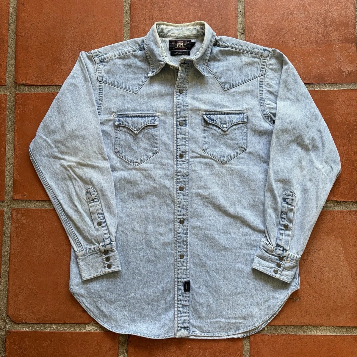 RRL Denim Casual Button-Down Shirts for Men for sale - eBay