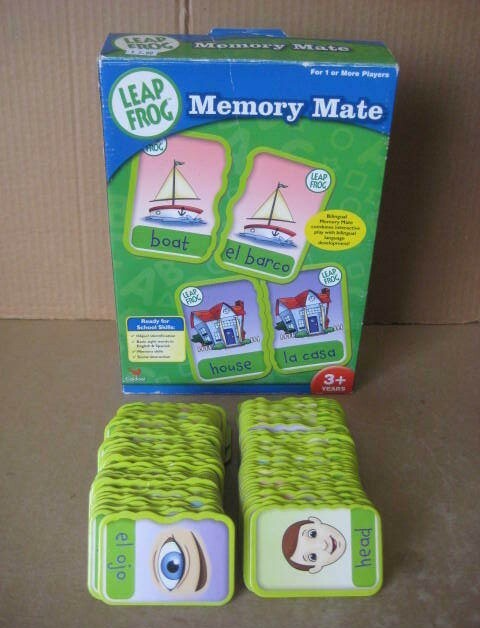 フリフリモルモーリー LeapFrog Memory Mate Game Bilingual Bilingual (English and Spanish