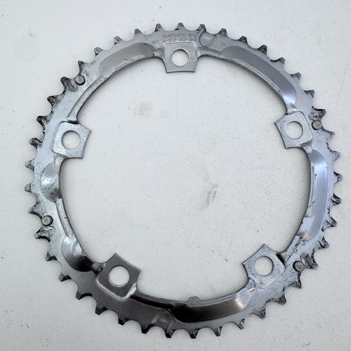 Plateau Shimano 600 Arabesque 42 Dents - BCD 130, Aluminium, Occasion Pour Vélo De Route