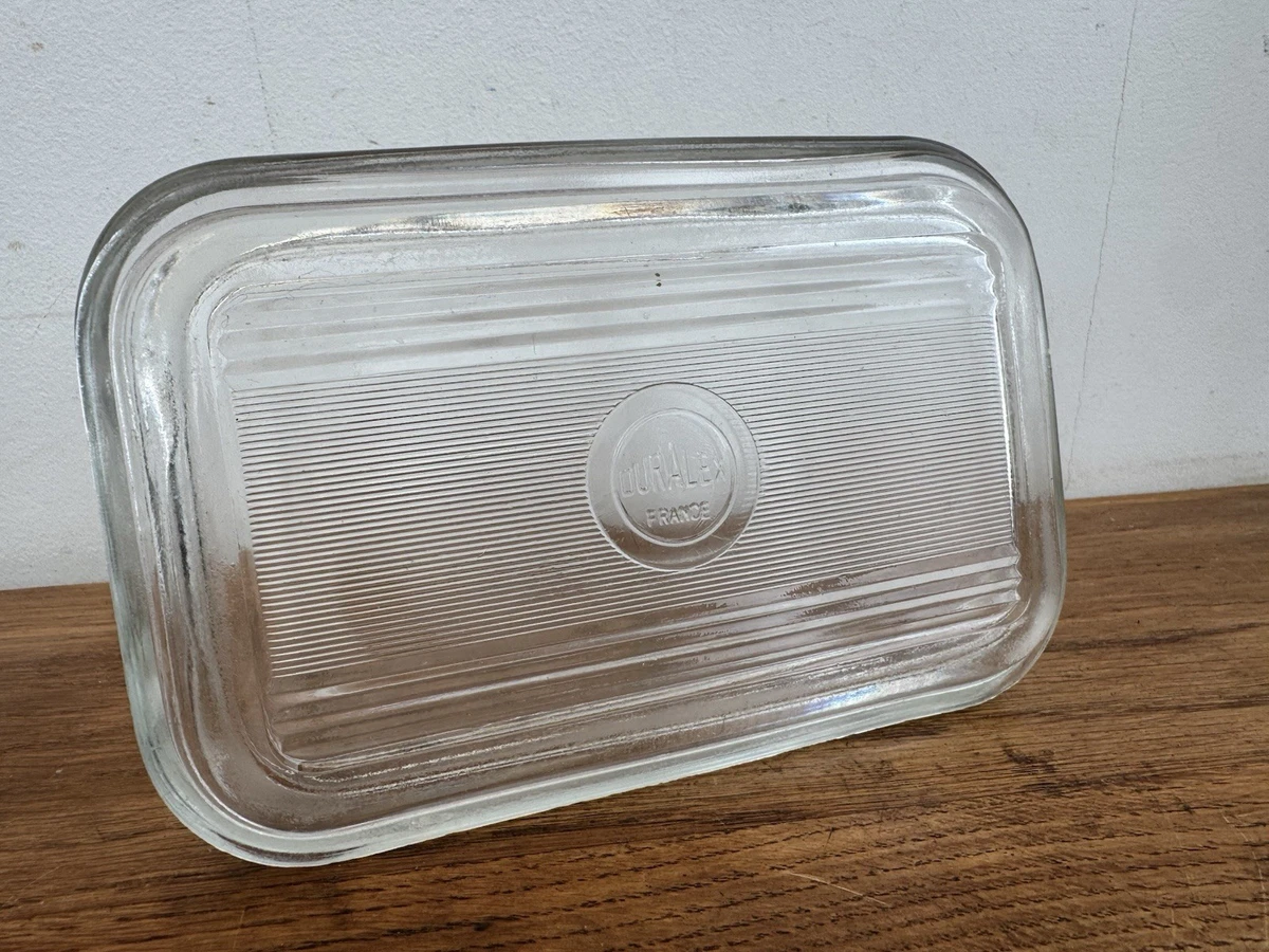 BEURRIER ANCIEN EN Verre Moulé Pressé - Poule Sur Son Nid EUR 25,00 - FR