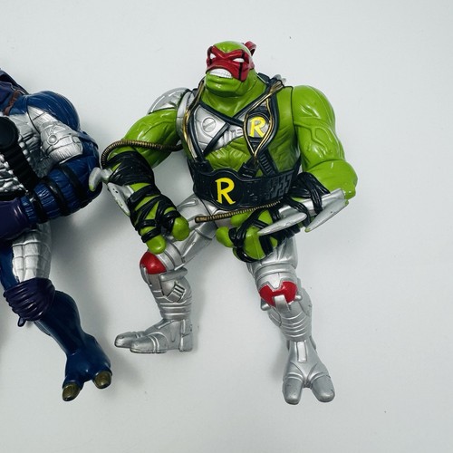 Jim Lee's TMNT Figure Set Donatello Michelangelo Raffaello Playmates Lotto di 3 - Foto 4 di 11