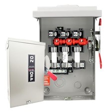 Ac Disconnect Switches Box, 3P 60Amp 110/240V Duty Safety Switche, 3 3P-60A