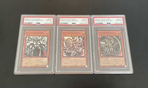 PSA 10 Obelisk Slifer Ra SUMI-E Black Set Yu-gi-oh! Ultra Rare Japanese 2026 SEQ