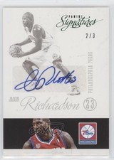 2012-13 Panini Signatures Green 2/3 Jason Richardson #114 Auto 7n6