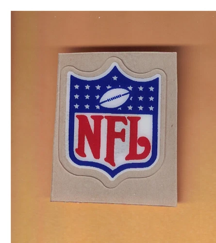 Full Size Football Helmet NFL SHIELD STICKER for Back of Helmet 1 X 1 3/8