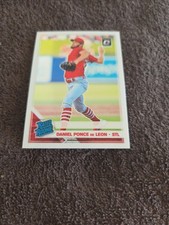2019 Donruss Optic Rated Rookie Daniel Ponce De Leon Base&Carolina Blue Cards#65