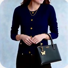 NEW 178 Banana Republic Jacket Sweater Blazer Gold Buttons XS 4 Top s
