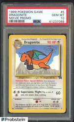 Dragonite 5/53 Black Star Promo – 1999 Movie Promo