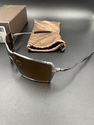 Oakley Probation Brushed Chrome w/ Dark Bronze Lenses | eBay Oakley Probation Brushed Chrome w/ Dark Bronze Lenses | eBay