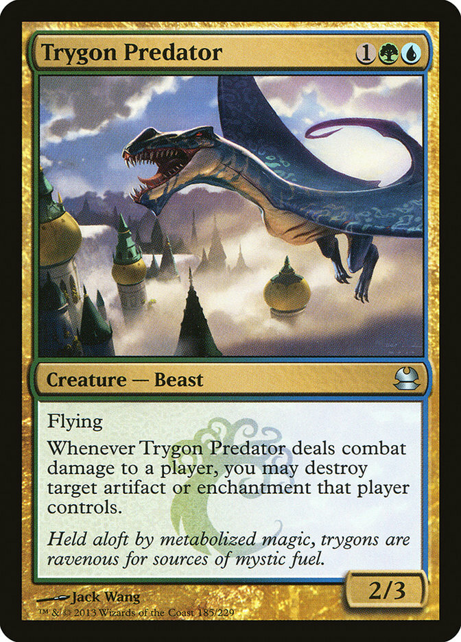 MAGIC MTG MODERN MASTERS MMA 2013 #185 Trygon Predator UNCO