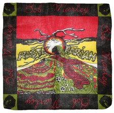22"x22" Rastafarian Weed Marijauana Leaf Rasta 100 Cotton Bandana