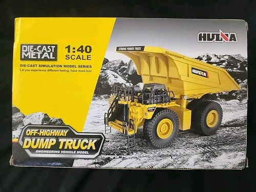 1:40 Huina Off-Highway Dump Truck Toys Die Cast Engineering Vehicle Car 19.5CM - Picture 7 of 8