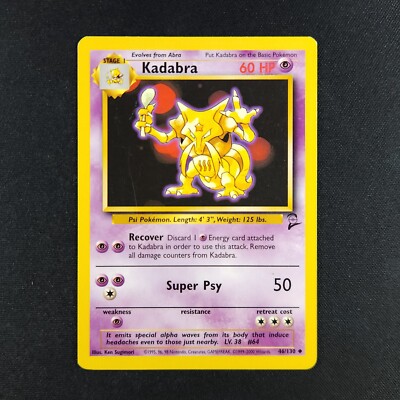 Kadabra 46/130 - Base Set 2 - Pokemon Card