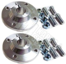 Set of 2, 1" Rear Axle Aluminum Wheel Hubs Go Kart Golf Off Road Cart 4 x 4