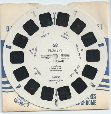 68 Flowers of Hawaii I 1951 View-master Reel 