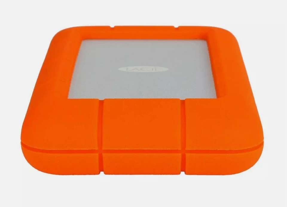 LaCie 4TB Rugged Mini USB 3.0 External Hard Drive LAC9000633 - Orange - Image 3 of 4