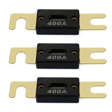 VOODOO 400 Amp ANL Inline Fuse Car Audio for Fuse Holder 3 Pack 