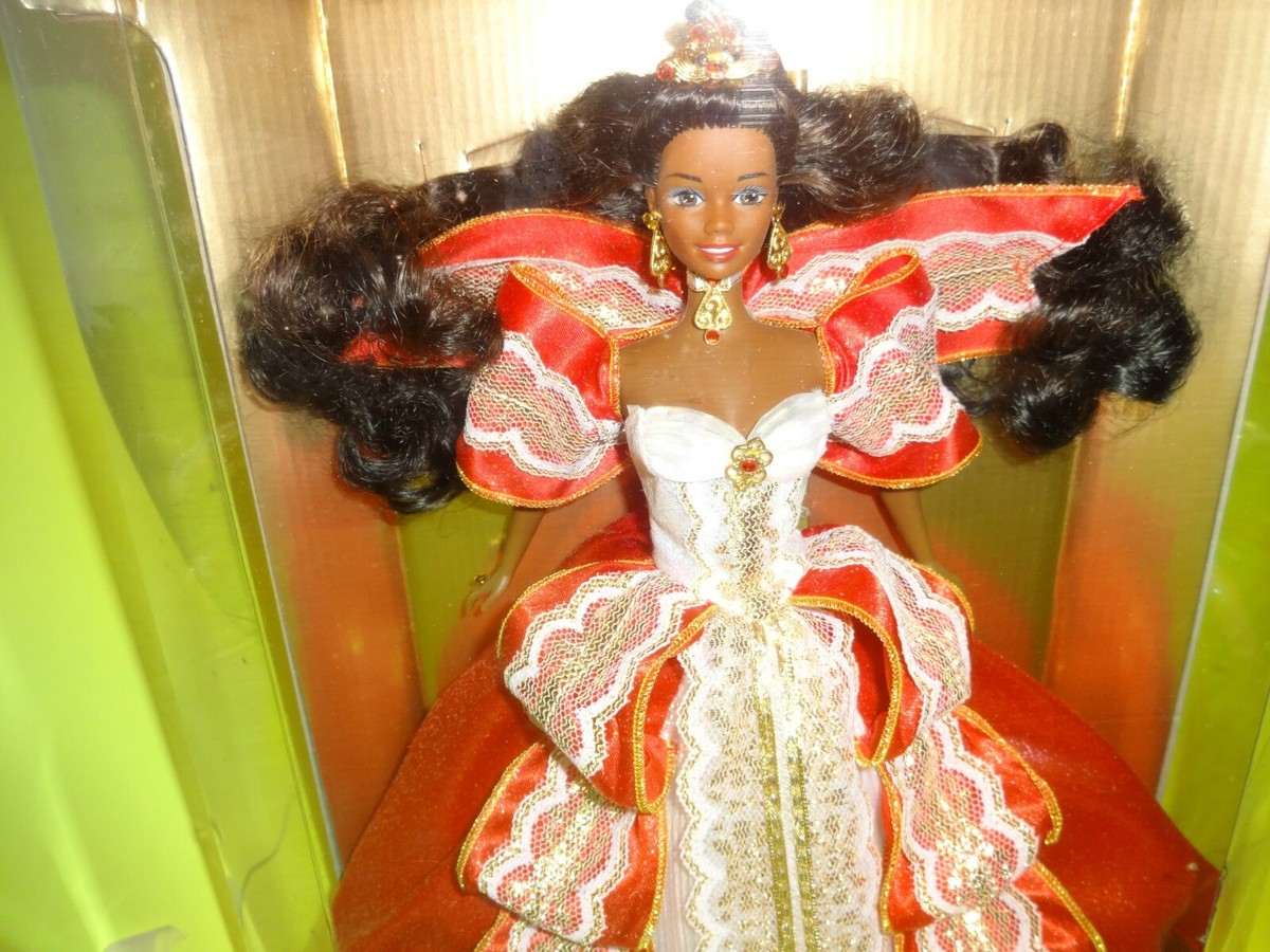 BLACK HOLIDAY BARBIE (1997) Special 10th Anniversary Edition NRFB