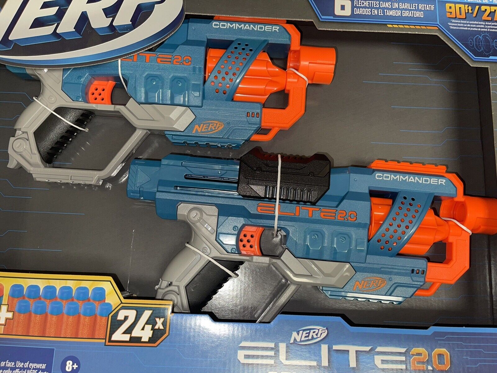 Nerf Elite 2.0 Commander RC-6 et Fléchettes Nerf Elite Officielles