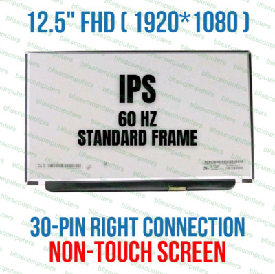 Lenovo FRU 00hm111 04x3922 LCD Display Screen 12.5'' 1920x1080 IPS NFN