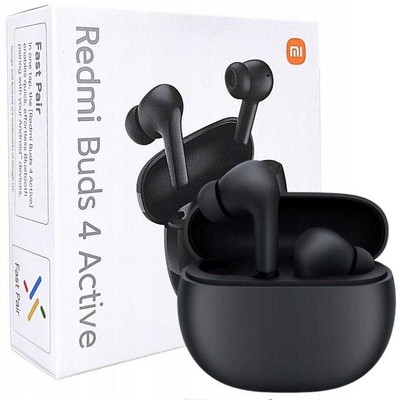 Xiaomi Redmi Buds 4 Active TWS Bluetooth 5.3 Earbuds   Black