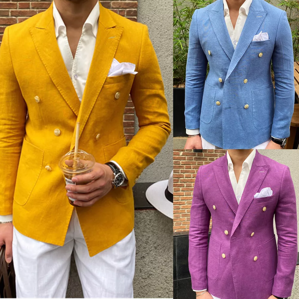 Single breasted clearance casual men's blazer