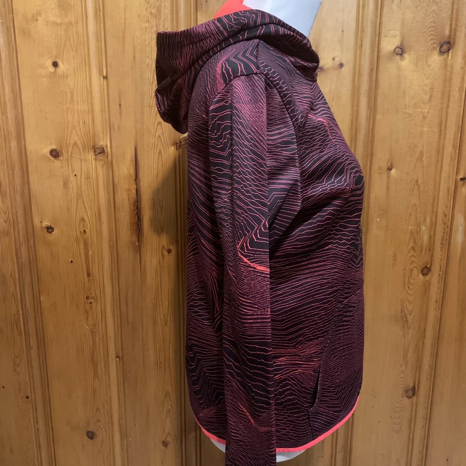 Sudadera con capucha Under Armour Youth XL con bolsillo frontal Cold Gear rosa/púrpura Foto 4 de 4