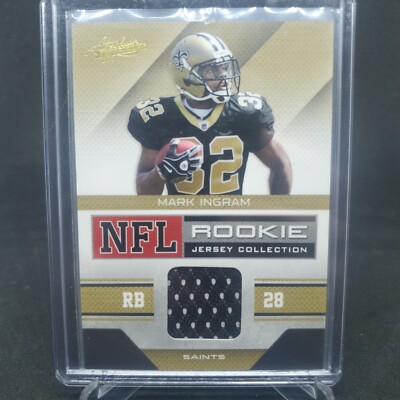 2011 Absolute Mark Ingram NFL Rookies Jersey Collection New Orleans Saints