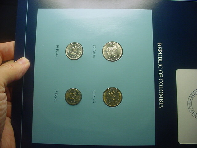 Coin Set All Nations Colombia #88749