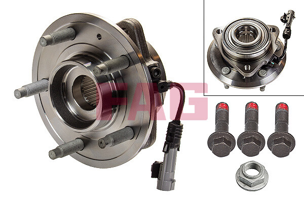 FAG 713 6448 90 Wheel Bearing Kit For Chevrolet Holden Opel Vauxhall-image