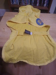 old navy yellow rain jacket