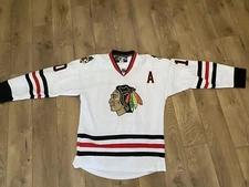 Reebok CCM Chicago Blackhawks Patrick Sharp #10 Hockey Jersey Size 50 White