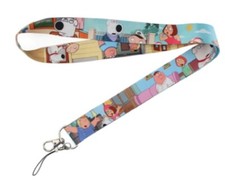 Family Guy Characters Lanyard ID Holder Keychain
