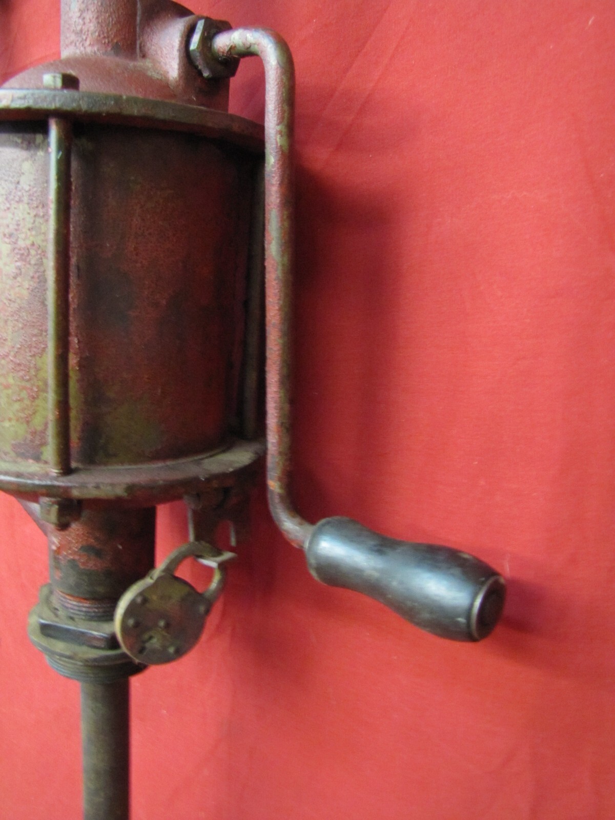 Vintage Oil Pump Dispenser Lubester Hand Pump Gas Oil Service Station