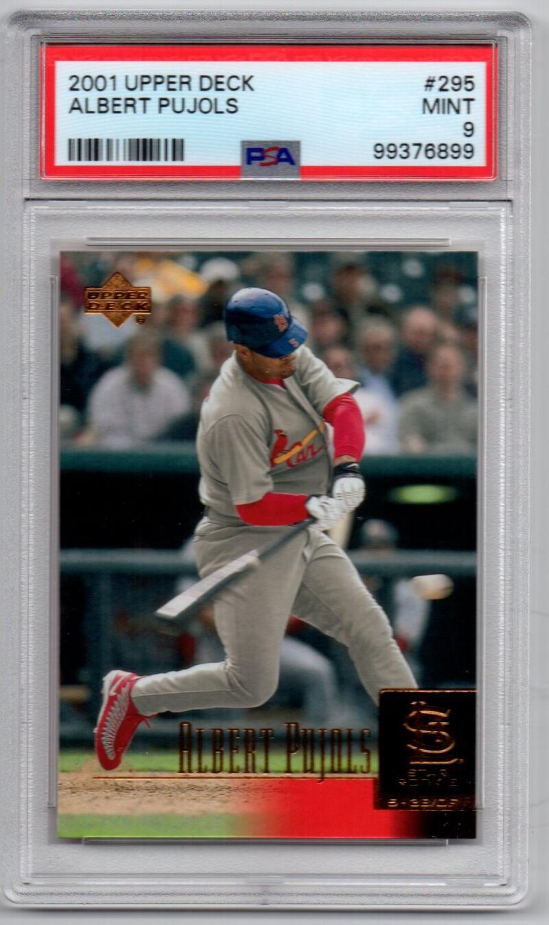2001 Upper Deck #295 Albert Pujols PSA 9 MINT