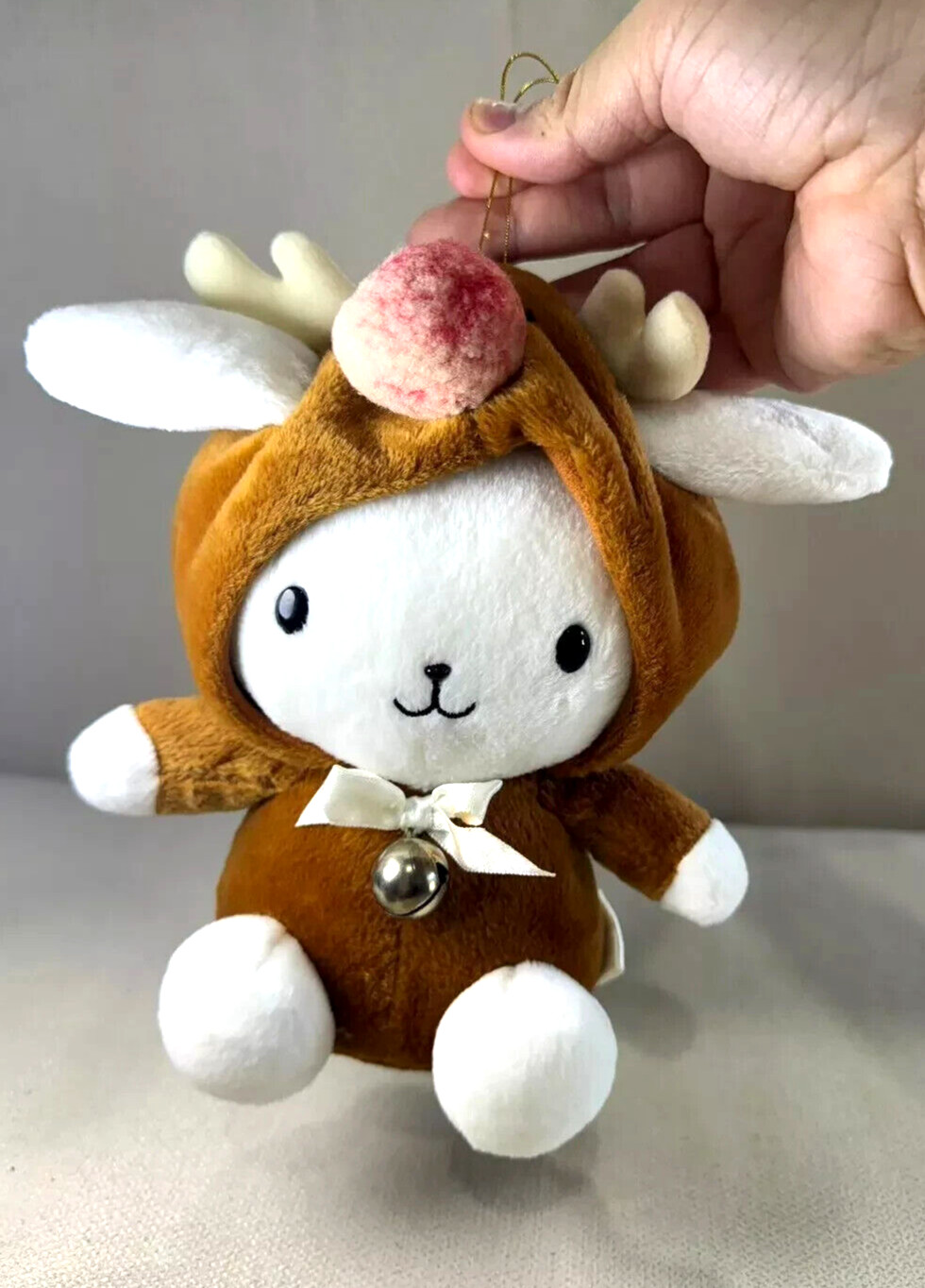 Usazukin Rabbit Amuse Cosplay Christmas Reindeer Plush Toy Doll Japan 7.5