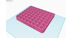 7.62 X 54R Mosin Nagant Reloading Block - Color Black -  USA Seller