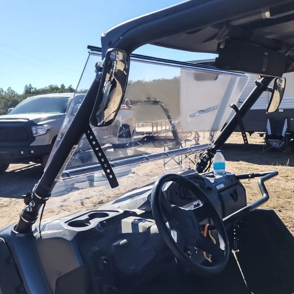 Parabrisas delantero plegable para Yamaha Viking 700 2014-2021 2015-2022 Viking VI Foto 2 de 4