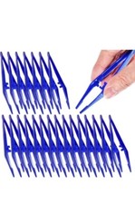 2,000 First Aid Tweezers, Plastic Tweezers, Disposable for Medical, Crafts,