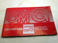 OLYMPUS OMG OM-G Camera Manual instructions Owner Guide Genuine