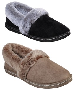 skechers fur lined slippers